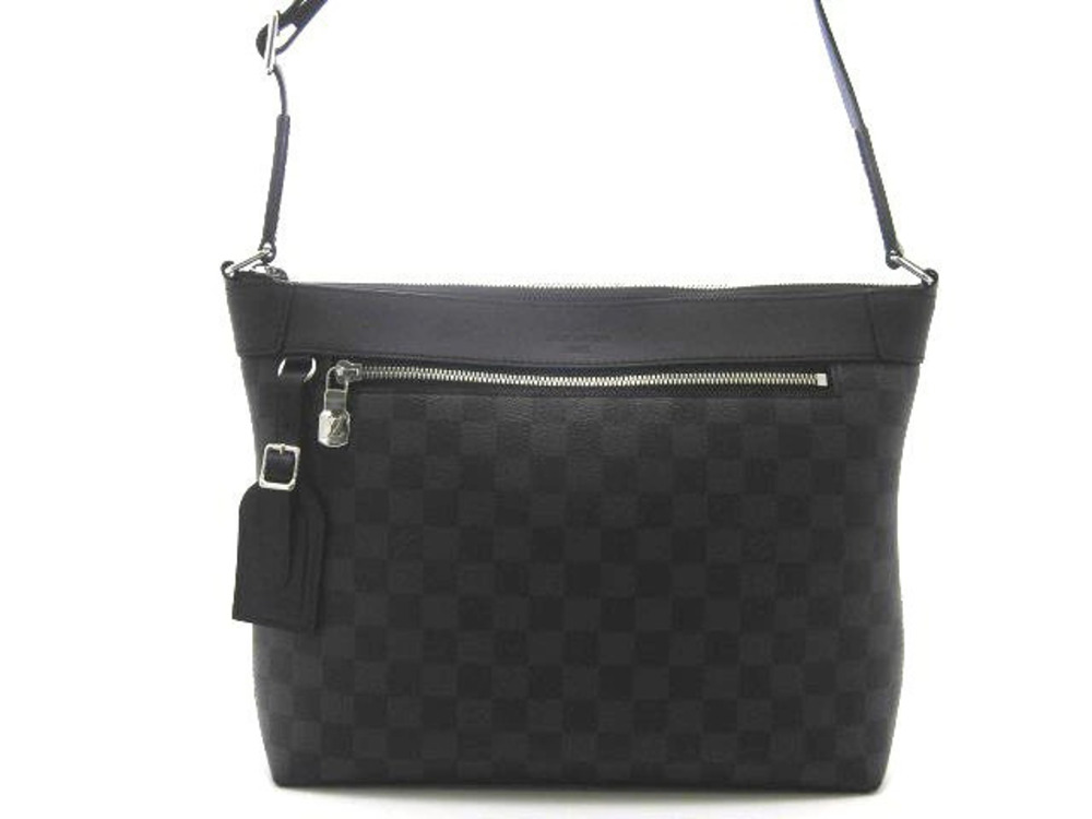 LOUIS VUITTON Mick NM Crossbody Bag Damier Graphite Black